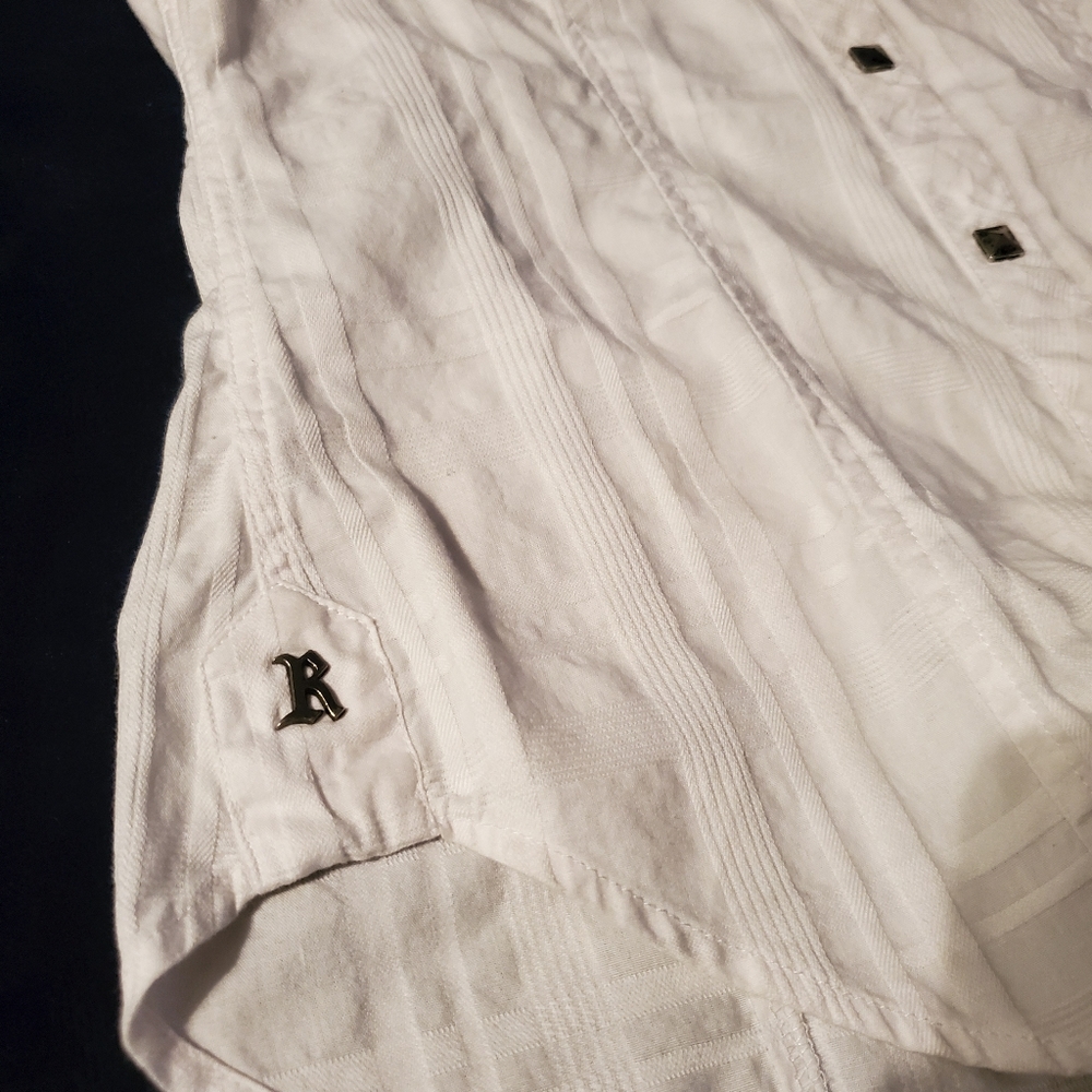 Embellished Button Down Snaps R&R Cowgirl - image 6